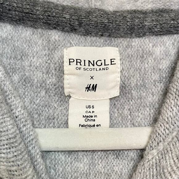 Pringle of Scotland x H&M Knit Logo Back Hoodie - Picture 4 of 6